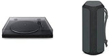 Sony PS-LX310BT Bluetooth Turntable with built-in Phono Pre-Amp, 2 speeds and 3 gain modes, Black