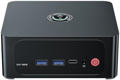 TRIGKEY Mini PC 8 Core 16 Thread Mini Computer Desktop PC Ryzen 7 5800H（Up to 4.4GHz） 32G DDR4+1TB NVME SSD Micro PC | 8Core 2000MHz HD graphics | WIFI-6 | BT 5.2 | HDMI+DP | Type-C | USB 3.2.