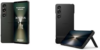 Sony Xperia 1 VI - 6.5 Inch 19.5:9 FHD+ HDR OLED - 120Hz Refresh rate - Triple lens - Android 14 - SIM free - 256GB Storage - IP65/68 rating - Dual SIM hybrid 1-36 months warranty - Black.