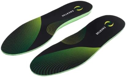 Enertor PX1 Running Insoles - Sports & Running - Full Length Orthotics, Shock Absorbing Technology - Foot & Heel Pain Relief - for Plantar Fasciitis, Achilles Tendonitis, Arch Support.