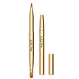 L.Y.L Pro Gold Retractable Lip Makeup Brushes Double-Ended Retractable Lip Brush Travel Lipstick Gloss Makeup Brush for Christmas Gifts.