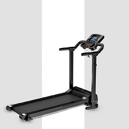 COSMO BUY Foldable Treadmill Office Home Indoor Gym Cardio Fitness Workout Heavy Duty Space Saving Running Folding Walking & Jogging Machines With LCD Monitor Water Bottle Holder & Pad Mobile.