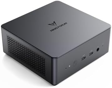 MINISFORUM UM890 Pro Mini PC, AMD Ryzen 9 8945HS (up to 5.2GHz) Mini Computers, 64GB DDR5 5600MHz RAM&1TB PCIe 4.0 SSD, Mini Desktop Quad Display HDMI/DP1.4/USB-C, AMD Radeon 780M/Dual LAN 2.5G.