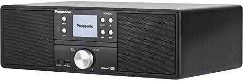 Panasonic SC-DM202EG-K Compact Micro Hi-Fi Stereo System with CD, DAB+/FM Radio, USB and Bluetooth, 24W Speakers, Remote Control, 2.4&#34; TFT LCD Display, EQ Settings, Black.