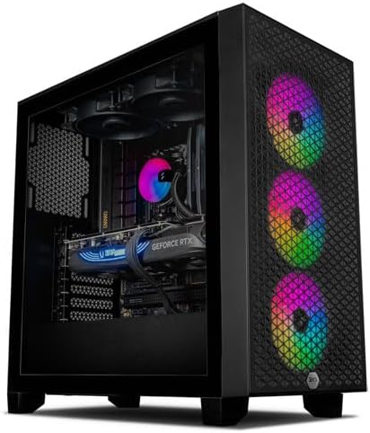 3XS Melius Gaming PC | NVIDIA GeForce RTX 4070 SUPER Graphics Card | 2TB SSD | Intel Core i7-14700F CPU | 32GB DDR4 RAM | Windows 11 & Xbox Gamepass Ultimate