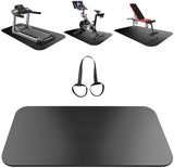 Treadmill Mat,Exercise Bike Trainer Mat, Exercise Equipment Mat,Elliptical Machine Mat,Protective Floor Mat for Under Stationary Bike, Spin Bike, Fitness Equipment (60 x 120 x 0.5(cm)).