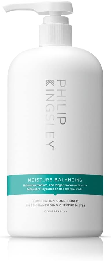 PHILIP KINGSLEY Moisture Balancing Combination Conditioner | Nourish Your Hair Without Weighing It Down, 1000ml.