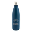 Personalised Sports Metal Water Bottle - Insulated Drinks Flask For Him - Unique Birthday Gifts For Men - 500ml Coloured Metal Water Bottle.