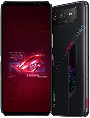 ASUS ROG Phone 6 5G Smartphone (12 + 256 GB, 6.78 Inch FullHD+ 165Hz AMOLED Display, Snapdragon™ 8+ Gen1, Triple Camera 50MP, 6000 mAh Battery), Phantom Black.