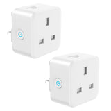 EIGHTREE Smart Plug, 13A WiFi Smart Plug with Energy Monitoring, Smart Home Socket Works with Alexa & Google Assistant, Wireless Remote Control Timer Plug, 2.4 GHz Wi-Fi Only.