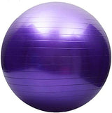 Fortitude Sports Exercise Ball With Pump | Yoga Swiss Ball For Fitness, Pilates, Home and Gym | Anti Burst, Anti Slip Balance Ball in 55, 65, 75cm Sizes.