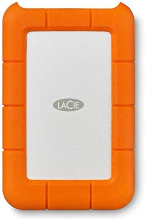 LaCie Rugged Mini, 1TB, 2.5", Portable External Hard Drive, for PC and Mac, Shock, Drop and Pressure Resistant, 2 year Rescue Services (LAC301558).