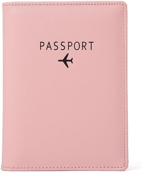 PALMFOX Leather Travel Wallet Passport Holder Cover RFID Blocking，Leather Card Case, Travel Document Organizer Case-Including 7 Colors….