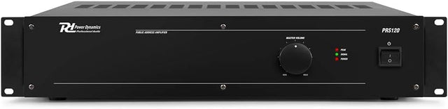 Power Dynamics PRS120 Rack Mount Slave Amplifier 100v Audio Installation 120w.