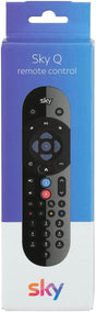 Original SKY Q Voice Remote Control - Compatible with Sky Q 1TB or 2TB box plus the Sky Q Mini box - Official Sky Branded Retail Packaging - black - SKY135.