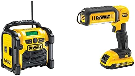 DEWALT DCR020-GB XR Compact FM/DAB and Site Radio - 24 x 24.5 cm, 2.8 kg