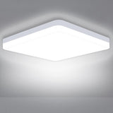 ASHUAQI LED Ceiling Light, 36W 6500K Daylight White Ceiling Lights, 3240LM Square Ceiling Lights for Kitchen, Bedroom, Hallway, Toilet, Porch, Lounge, Laundry, Dining Room, Balcony, Utility Room