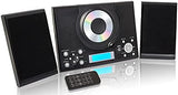 Grouptronics GTMC-101 MK2 CD Player Stereo Micro Compact HiFi with USB &amp; MP3, AUX IN For Phone/Tablet, FM Radio, Clock Alarm, Desktop Stand or Wall Mountable &amp; Remote Control