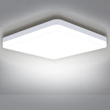 ASHUAQI LED Ceiling Light, 36W 6500K Daylight White Ceiling Lights, 3240LM Square Ceiling Lights for Kitchen, Bedroom, Hallway, Toilet, Porch, Lounge, Laundry, Dining Room, Balcony, Utility Room