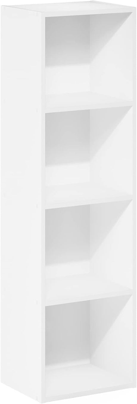 Furinno Luder 5-Cube Reversible Open Shelf, White.