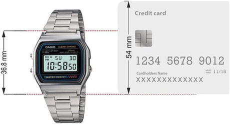 Casio Men's Digital Watch with Stainless Steel Bracelet.