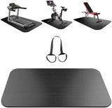 Treadmill Mat,Exercise Bike Trainer Mat, Exercise Equipment Mat,Elliptical Machine Mat,Protective Floor Mat for Under Stationary Bike, Spin Bike, Fitness Equipment (60 x 120 x 0.5(cm)).