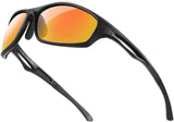 Bloomoak Sport Polarized Sunglasses for Men & Women/Driving Glasses/UV Protection / TR90 Unbreakable Frame/Running/Cycling/Fishing/Golf.