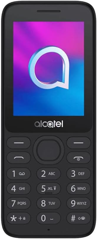 ALCATEL 3080G UK SIM-Free Smartphone - Black (Renewed).