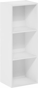 Furinno Luder 5-Cube Reversible Open Shelf, White.