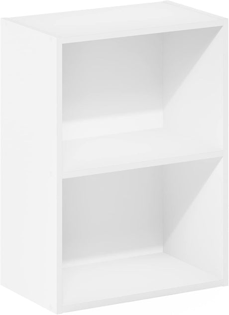 Furinno Luder 5-Cube Reversible Open Shelf, White.