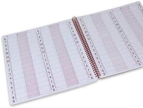 Portage Business Appointment Book and Daily Planner – Undated Appointment Book 2023, Hourly Planner in 15 Minute Intervals, Durable With Extra Thick Cover, Spiral Bound With Rounded Pages – 20 x 35 cm, 4 Column, 200 Pages (100 Sheets).