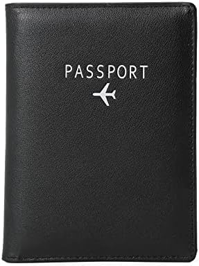 PALMFOX Leather Travel Wallet Passport Holder Cover RFID Blocking，Leather Card Case, Travel Document Organizer Case-Including 7 Colors….