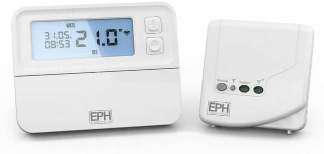 EPH Digital RF programmable room Thermostat - Receiver Combipack 4 / RFRP & RF1A /.