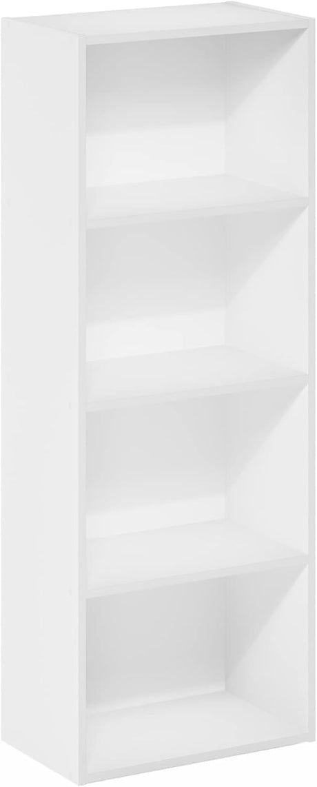 Furinno Luder 5-Cube Reversible Open Shelf, White.