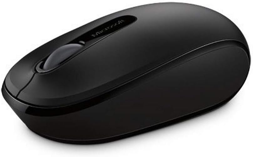 Microsoft 1850 3 Button Wireless Mobile Mouse - Black.