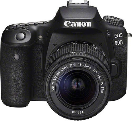 Canon EOS 90D + EF-S 18-135mm f/3.5-5.6 IS USM - 32.5 MP, APS-C sensor | 10 fps, Dual Pixel CMOS AF | Wi-Fi & Bluetooth | 4K Video | Vari-Angle Touchscreen.