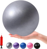 XIECCX Mini Yoga Balls 6 Inch Exercise Pilates Therapy Balance Bender Ball Barre Equipment for Home Stability Squishy Training with Pump.