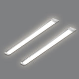 HUMIGA 5FT LED Batten Light, 50W Low Profile Wall Ceiling Surface Mounted Fitting, IP20 Slim Wide Tube Lighting for Office/Home/Shop/Workshop/Warehouse, Neutral White 4000K,2 Pack