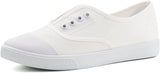 Hitmars Womens Canvas Shoes Slip On Trainers - Fashionable Lightweight and Breathable.