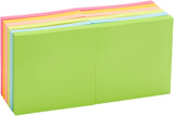 Amazon Basics Square Sticky Notes, 7.6 x 7.6 cm Assorted Colours, 12-Pack