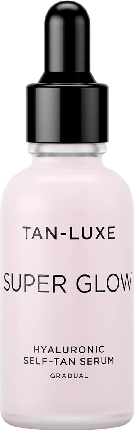 TAN-LUXE SUPER GLOW Self Tan Serum, (30 ml) Daily Gradual Self Tanning Skincare, Cruelty Free & Vegan.