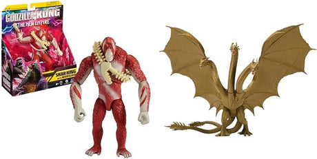 Godzilla x Kong: The New Empire, 6-Inch Skar King Action Figure Toy, Iconic Collectable Movie Character, Includes Bone Whiplash Weapon, Toy Suitable for Ages 4 Years+.