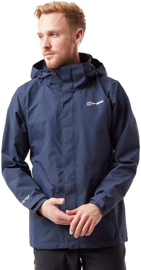 Berghaus Men's Maitland GORE-TEX IA Waterproof Jacket with 2 Zipped Hand Pockets, Men's Rain Coat, Men's Cagoule, Outdoors, Travelling, Camping, Trekking, Hiking and Walking Clothing.