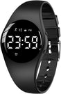 Digital Activity Tracker Watch, Water Resistant Non-Bluetooth LED Fitness Tracker Watch Calorie, Distance, Step Count, Alarm, Stopwatch Rechargeable Smart Watch for Kids Adults No APP Needed.