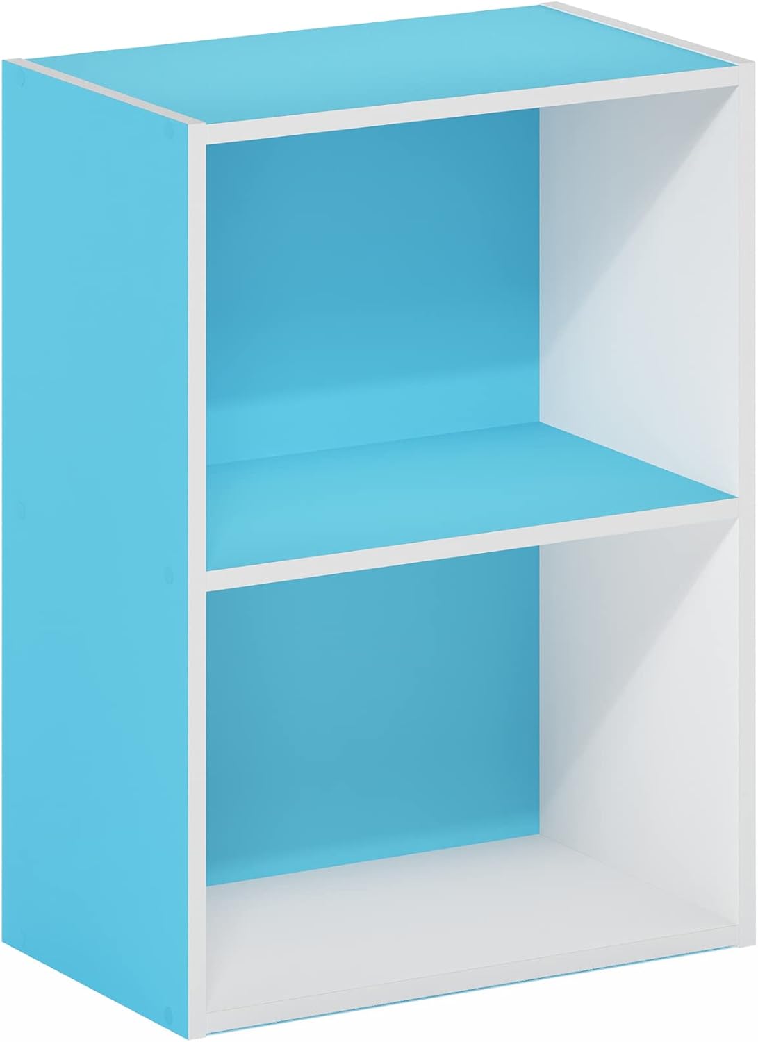 Furinno Luder 5-Cube Reversible Open Shelf, White.