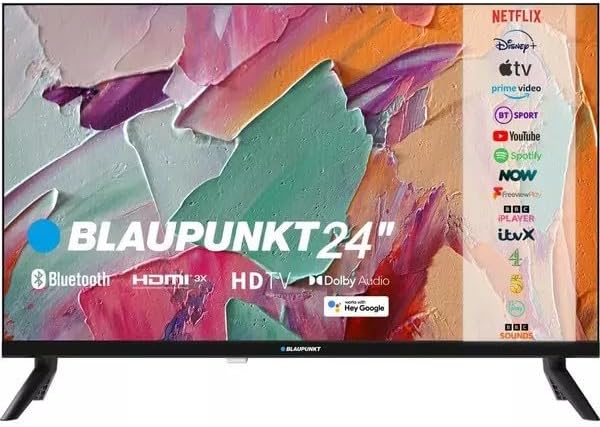 Blaupunkt 32" 768p HD Ready LED TV with Freeview HD, 3 x HDMI and USB Media player - BN32H1322EKB,2022.