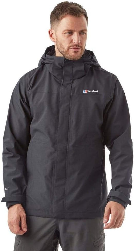 Berghaus Men's Maitland GORE-TEX IA Waterproof Jacket with 2 Zipped Hand Pockets, Men's Rain Coat, Men's Cagoule, Outdoors, Travelling, Camping, Trekking, Hiking and Walking Clothing.