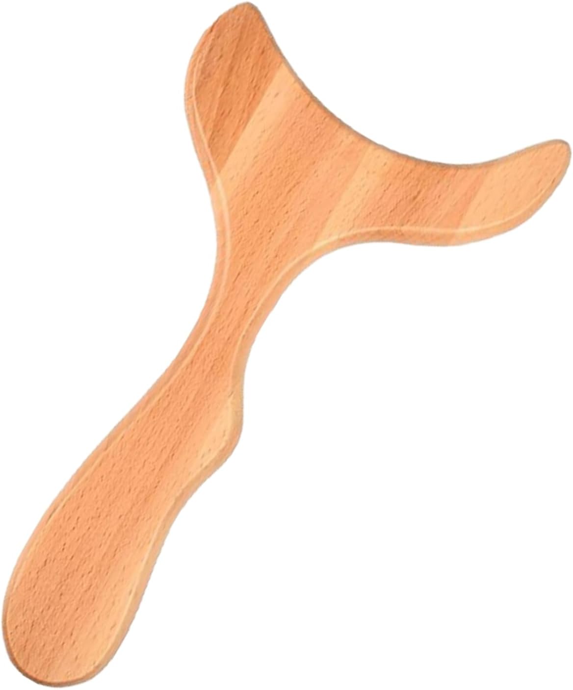 Bohue Wood Massage Tools Fish Tail Shaped Gua Sha Massager Wooden Lymphatic Drainage Tool Muscle Relaxing Manual Massage Tool for Back Legs Arms.