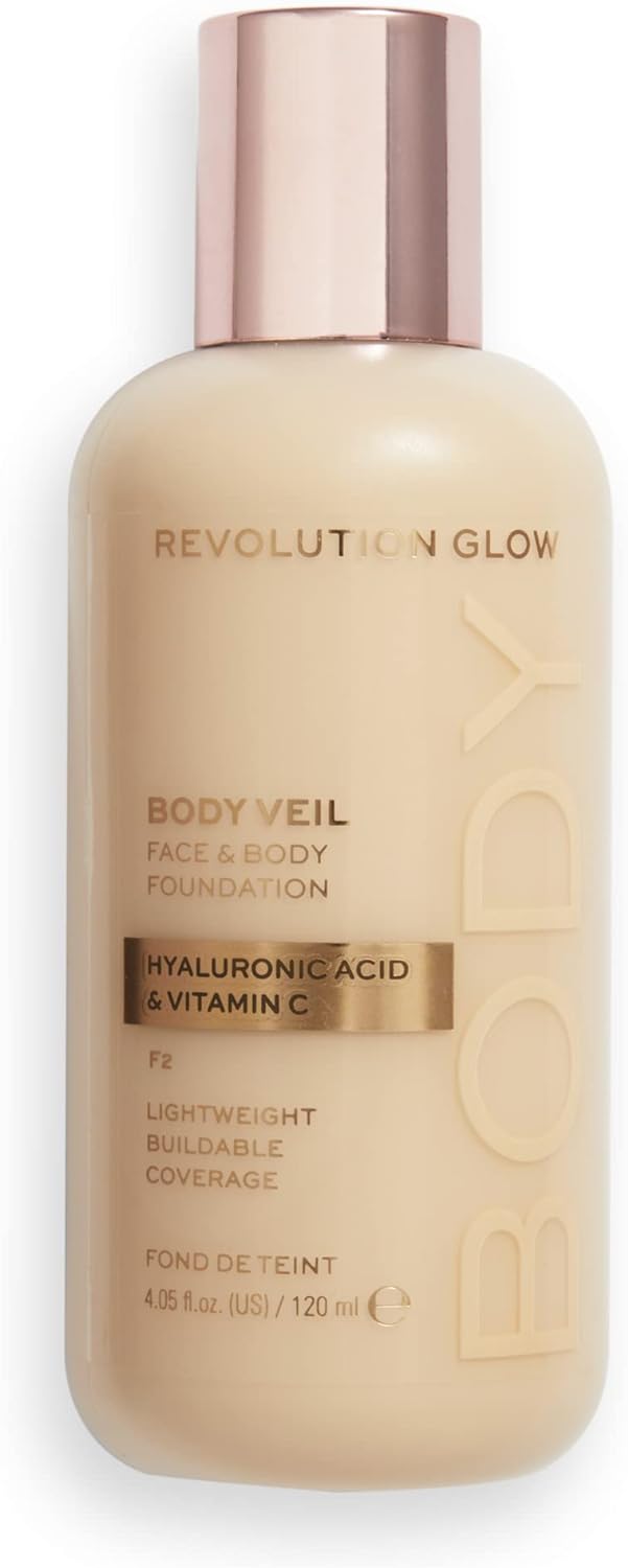 Revolution Beauty London, Body Veil, Foundation, F8.5, 120ml.