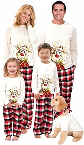 starkit Christmas Matching Family Pajamas Sets, Matching Sets Christmas PJs for Family Pajamas.